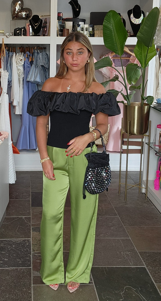 Cherie Ruffled Off Shoulder Top