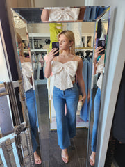 Sequin Bow Top