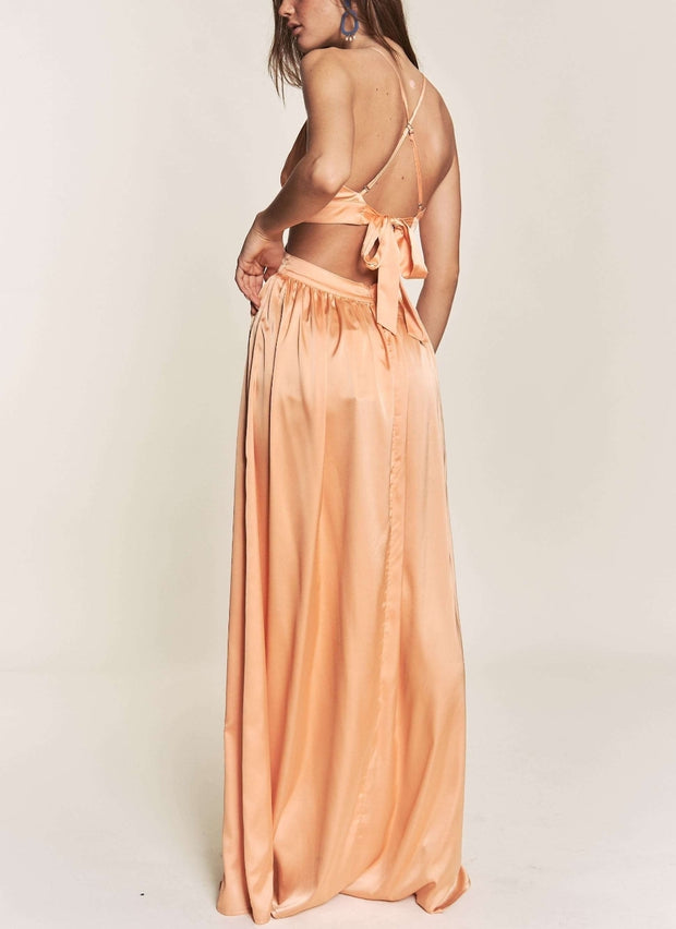 Sabina Satin Maxi