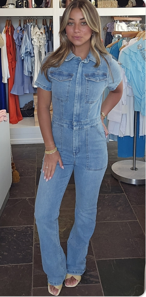 Lunna Denim Jumpsuit