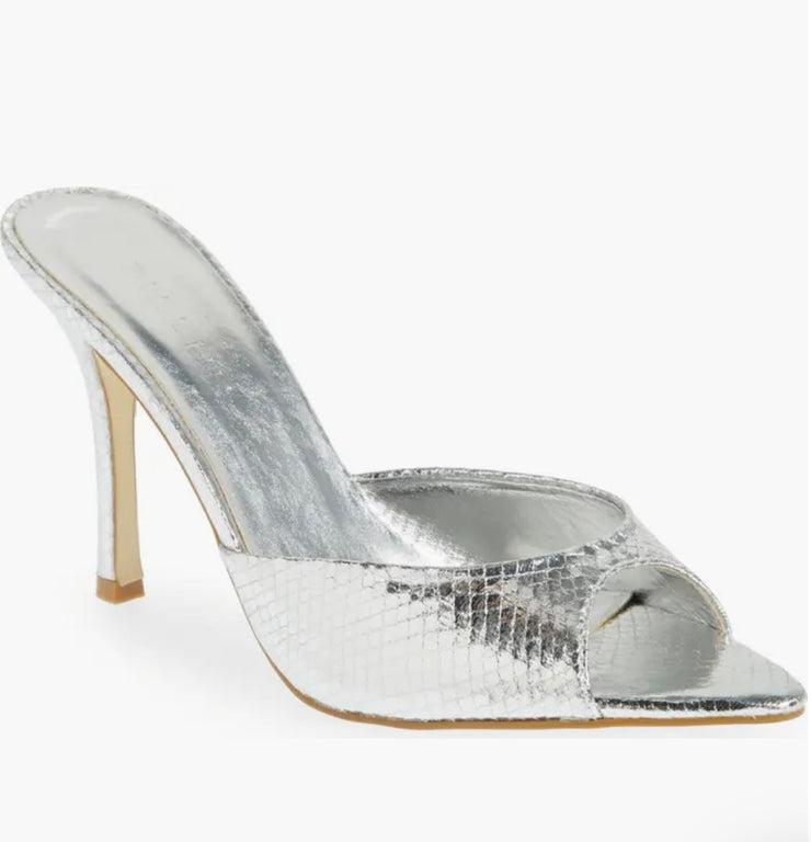 Lilia Snakeskin Mule