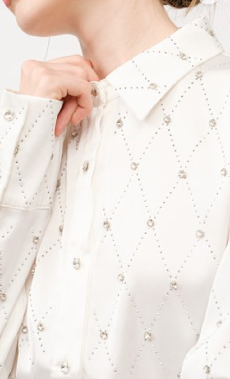 Blake Encrusted Button Down