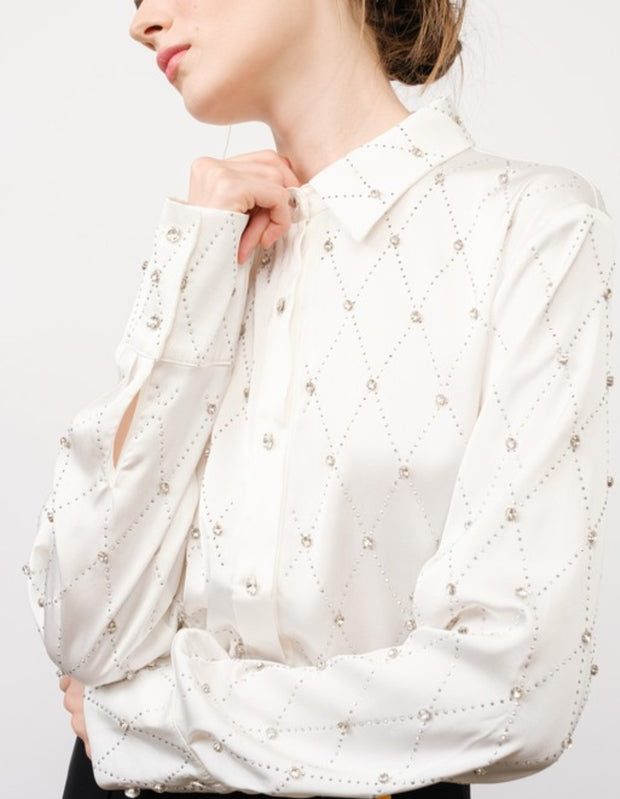 Blake Encrusted Button Down