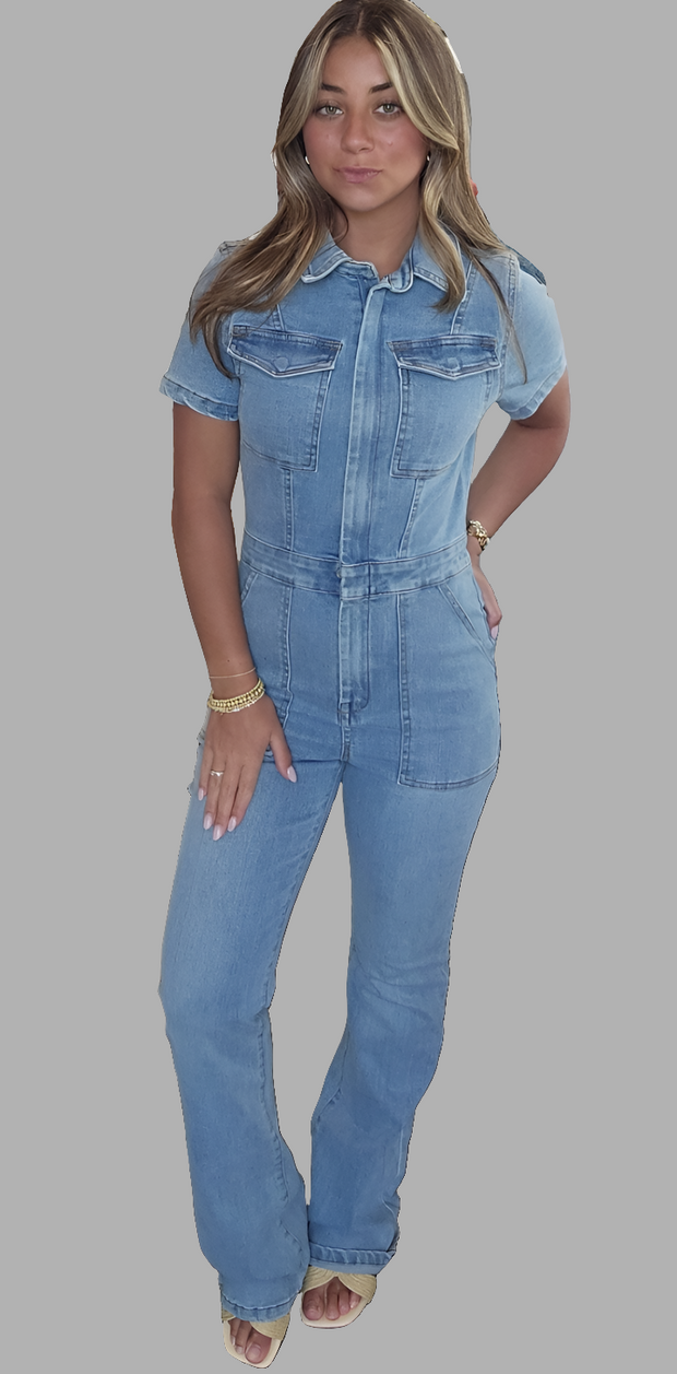 Lunna Denim Jumpsuit