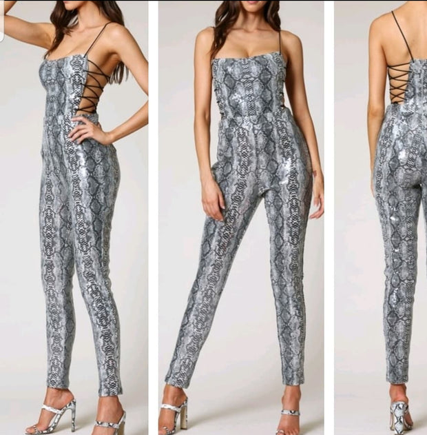 Kenni Sequin jumpsuit